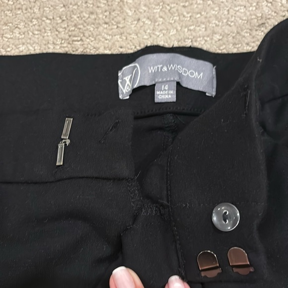 Wit and Wisdom black work ware pants size 14 - Picture 3 of 4